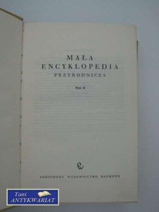 MAŁA ENCYKLOPEDIA PRZYRODNICZA