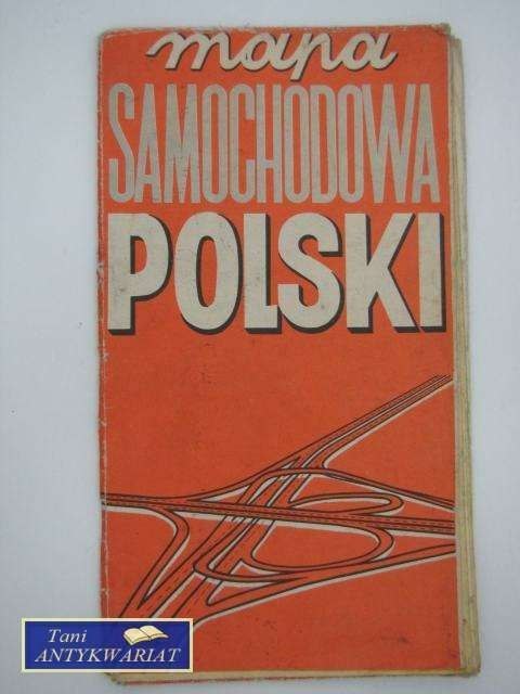 MAPA SAMOCHODOWA POLSKI