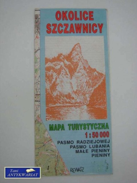 OKOLICE SZCZAWNICY mapa turystyczna