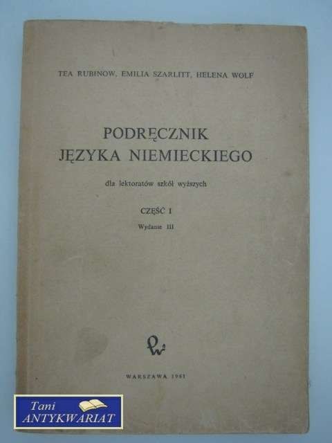 PODRĘCZNIK JĘZYKA NIEMIECKIEGO DLA LEKTORÓW...