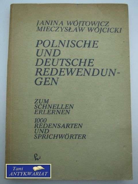 POLONISCHE UND DEUTSCHE REDEWENDUNGEN