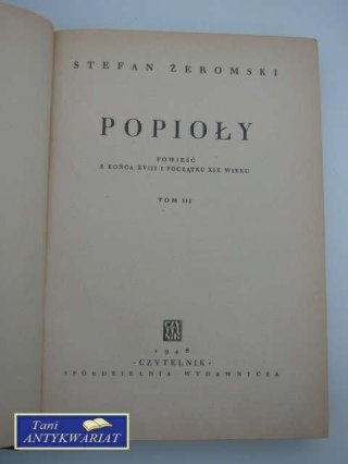 POPIOŁY TOM III