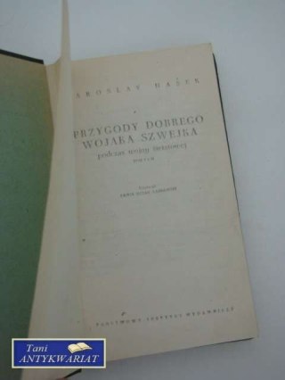 PRZYGODY DOBREGO WOJAKA SZWEJKA TOM I i II