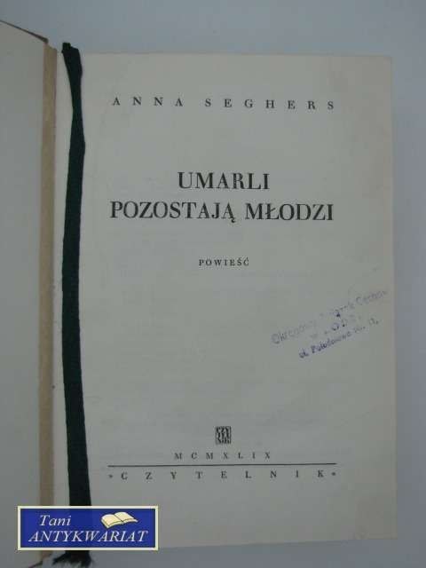 UMARLI POZOSTAJĄ MŁODZI