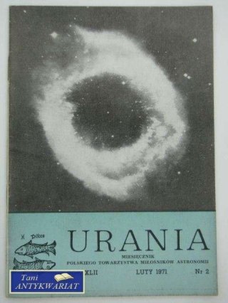 URANIA ROK XLII LUTY 1971 NR 2