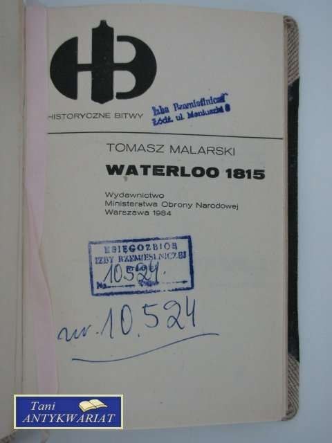 WATERLOO 1815