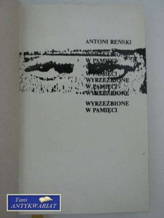 WYRZEŹBIONE W PAMIĘCI