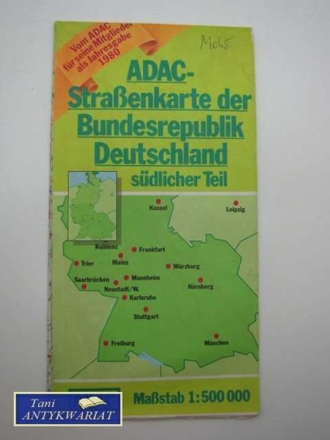 ADAC - Strabenkarde der Bundesrepublik Deutschland