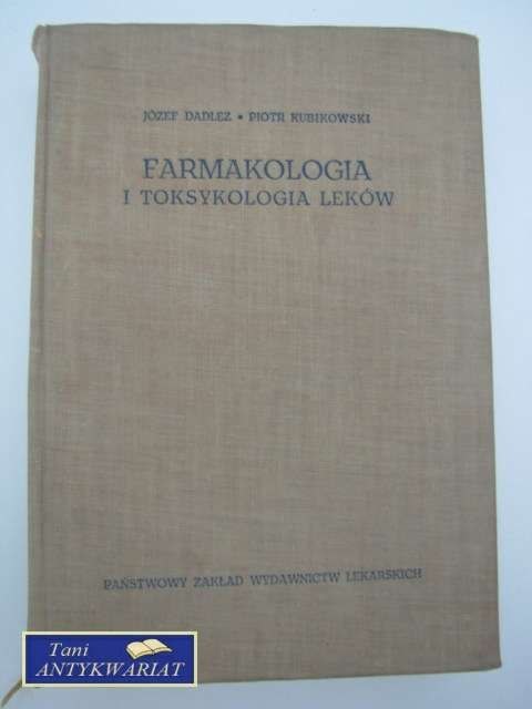 FARMAKOLOGIA I TOKSYKOLOGIA LEKÓW