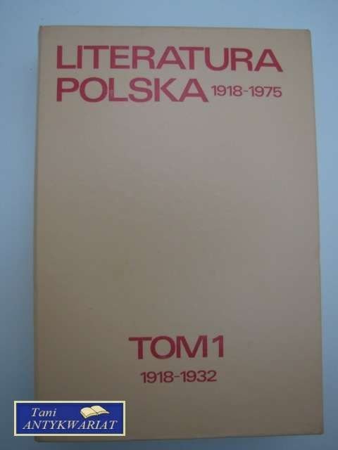 LITERATURA POLSKA TOM I
