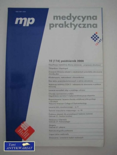 MEDYCYNA PRAKTYCZNA 10 (116) PAŹDZIERNIK 2000