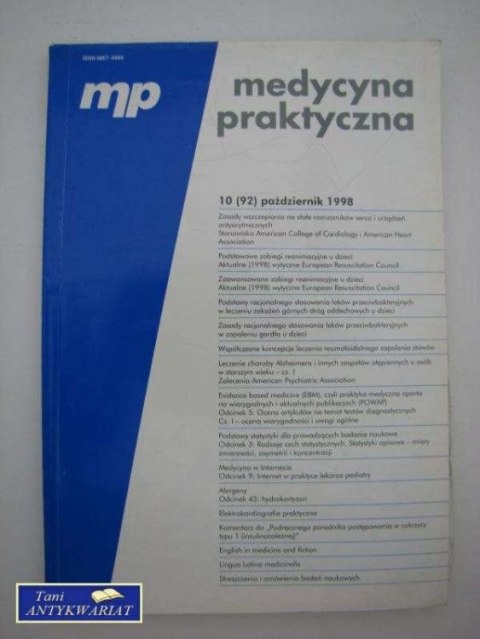 MEDYCYNA PRAKTYCZNA 10 (29) PAŹDZIERNIK 1998
