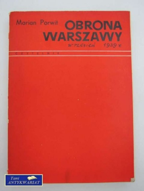 OBRONA WARSZAWY wrzesień 1939