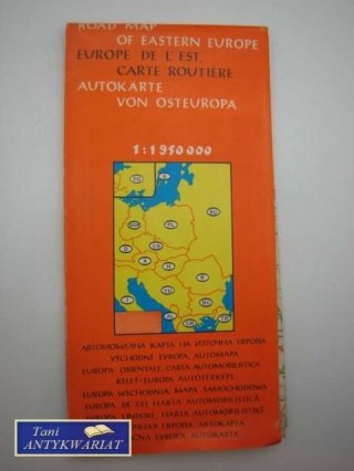 ROAD MAP OF EASTERN EUROPE