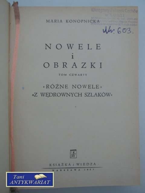NOWELE I OBRAZKI TOM IV
