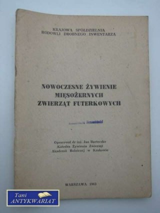 NOWOCZESNE ŻYWIENIE MIĘSOŻERNYCH ZWIERZĄT FUTERKOWYCH