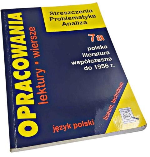 OPRACOWANIA POLSKA LITERATURA WSPÓŁCZESNA DO 1956R I LITERATURA ŚWIATOWA