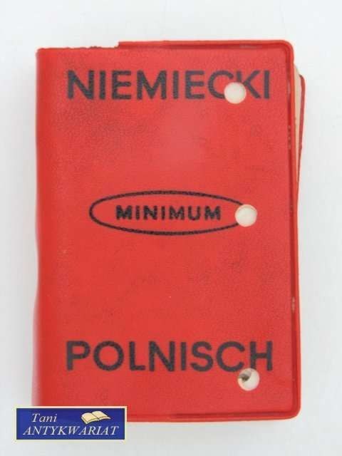 SŁOWNIK MINIMUM POLSKO- NIEMIECKI I NIEMIECKO- POLSKI