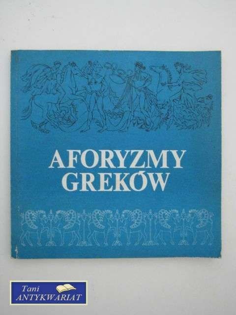 AFORYZMY GREKÓW
