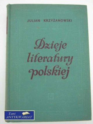 DZIEJE LITERATURY POLSKIEJ