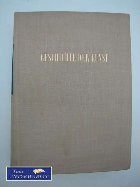 GESCHICHTE DER KUNST