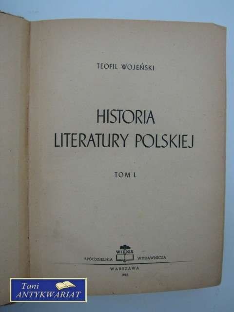 HISTORIA LITERATURY POLSKIEJ