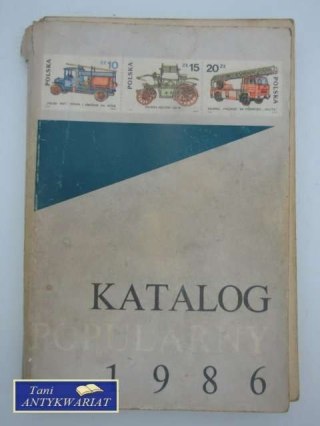 KATALOG POPULARNY ZNACZKÓW POCZTOWYCH 1986