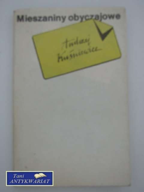 MIESZANINY OBYCZAJOWE