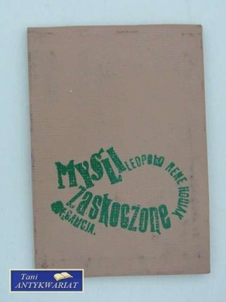 MYŚLI ZASKOCZONE