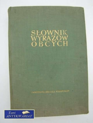 SŁOWNIK WYRAZÓW OBCYCH