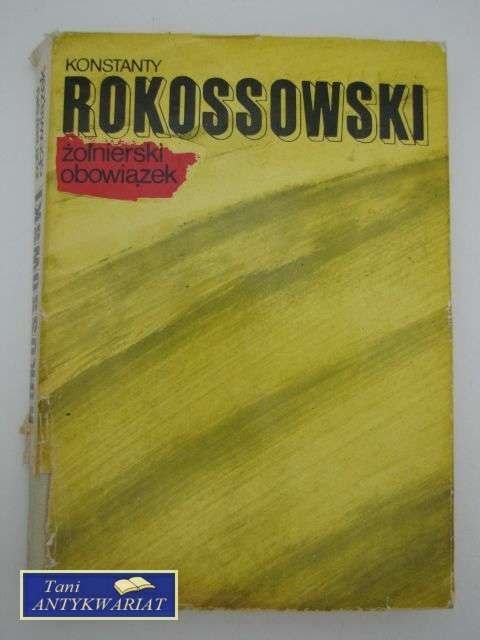 ŻOŁNIERSKI OBOWIĄZEK