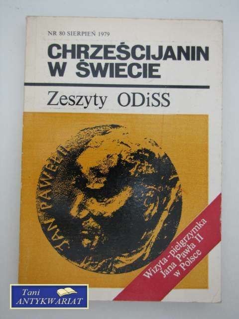 CHRZEŚCIJANIN W ŚWIECIE - NR 80 SIERPIEŃ 1979