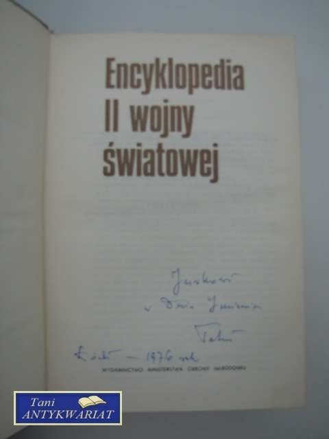 ENCYKLOPEDIA II WOJNY ŚWIATOWEJ ENCYKLOPEDIA II WOJNY ŚWIATOWEJ