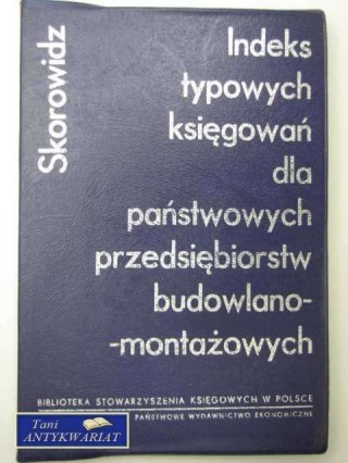 INDEKS TYPOWYCH KSIĘGOWAŃ DLA PAŃSTWOWYCH PRZEDSIĘBIORS