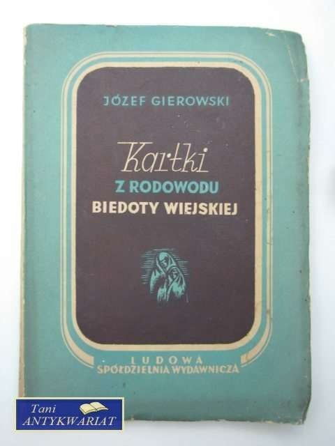 KARTKI Z RODOWODU BIEDOTY WIEJSKIEJ