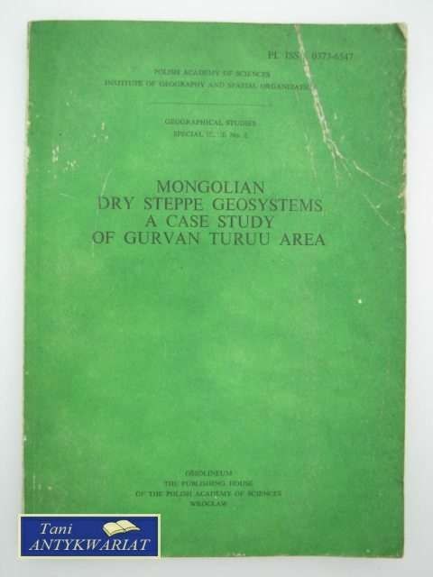 MONGOLIAN DRY STEPPE GEOSYSTEMS