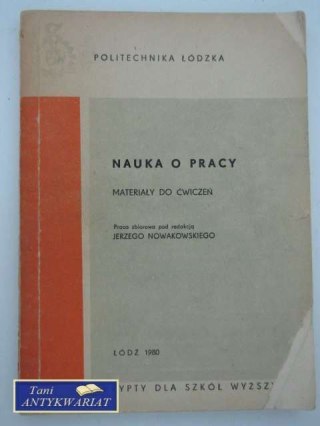 NAUKA O PRACY MATERIAŁY DO .....