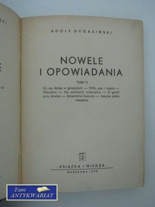 NOWELE I INNE OPOWIADANIA TOM 2