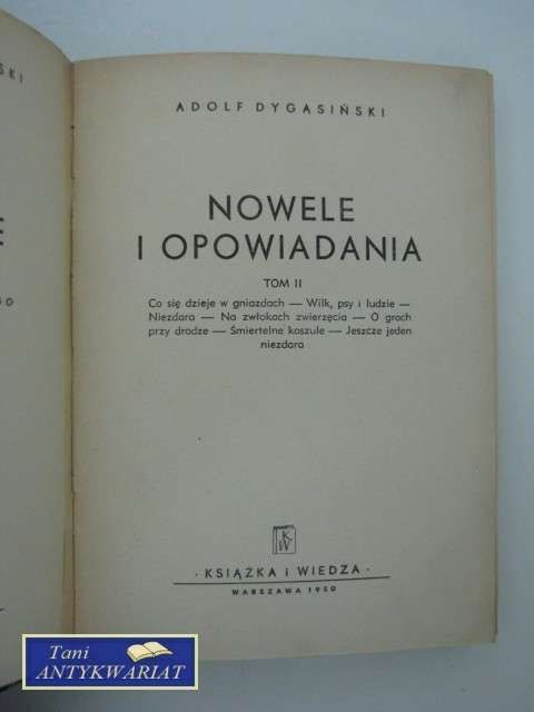 NOWELE I INNE OPOWIADANIA TOM 2