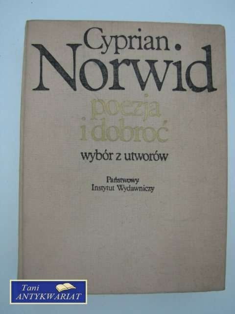POEZJA I DOBROĆ -WYBÓR Z UTWORÓW