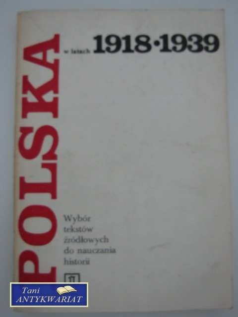 POLSKA W LATACH 1918-1939...
