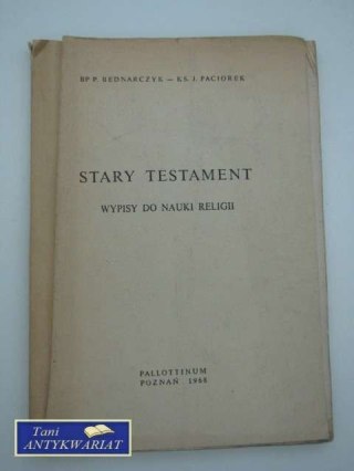 STARY TESTAMENT WYPISY DO NAUKI RELIGII
