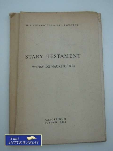 STARY TESTAMENT WYPISY DO NAUKI RELIGII