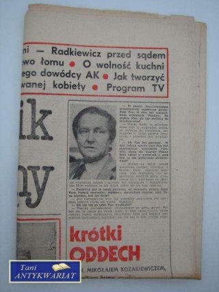 TYGODNIK KULTURALNY NR 47 - 19 listopada 1989