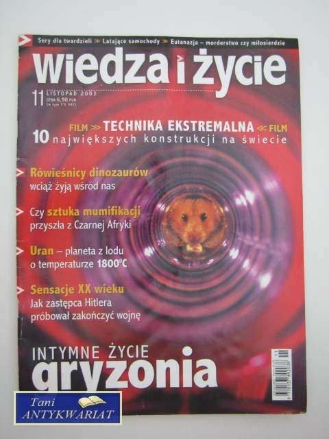 WIEDZA I ŻYCIE Nr 11 2003