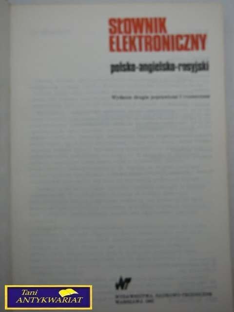 SŁOWNIK ELEKTRONICZNY - POLSKO-ANGIELSKO-ROSYJSKI