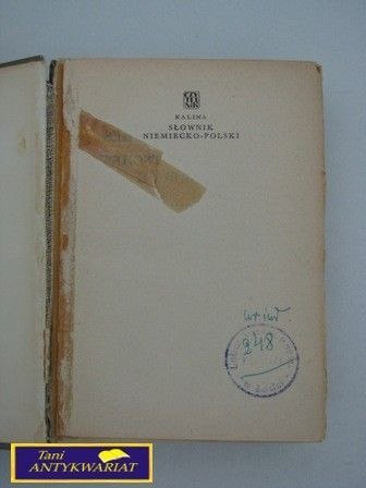 SŁOWNIK POLSKO-NIEMIECKI-P. Kalina