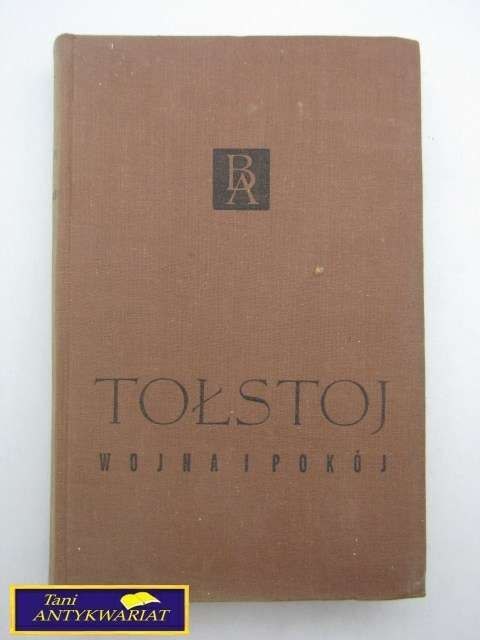 WOJNA I POKÓJ TOM III L. Tołstoj