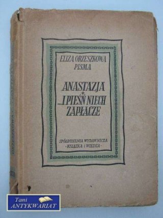 ANASTAZJA, PIEŚŃ NIECH ZAPŁACZE