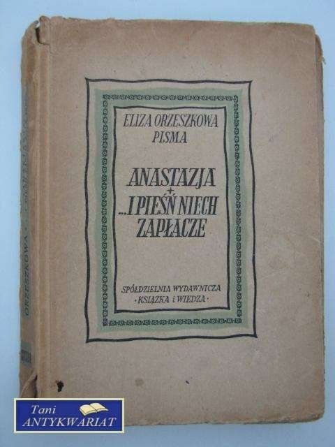 ANASTAZJA, PIEŚŃ NIECH ZAPŁACZE